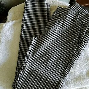 Chocolate brand black and white checkered pants